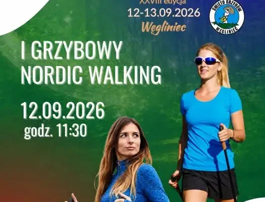 Grzybowy Nordic Walking w Węglińcu – zapisy ruszyły!