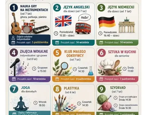 Dom Kultury w Pieńsku wznawia zajęcia – nowy sezon pełen atrakcji