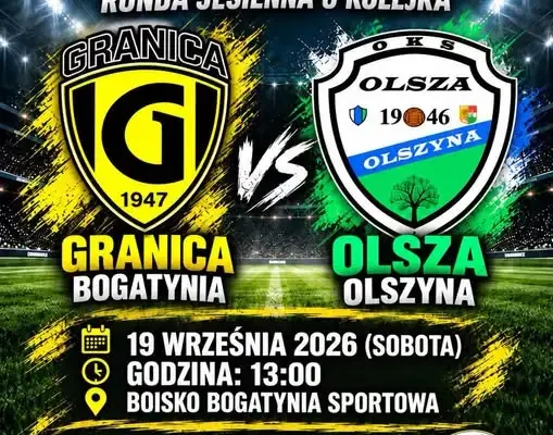 Hit 6. kolejki klasy A: Granica Bogatynia kontra Olsza Olszyna