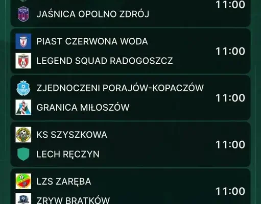 Liga Typerów 2026/2027 – runda 7. Zasady, terminy i zestaw par