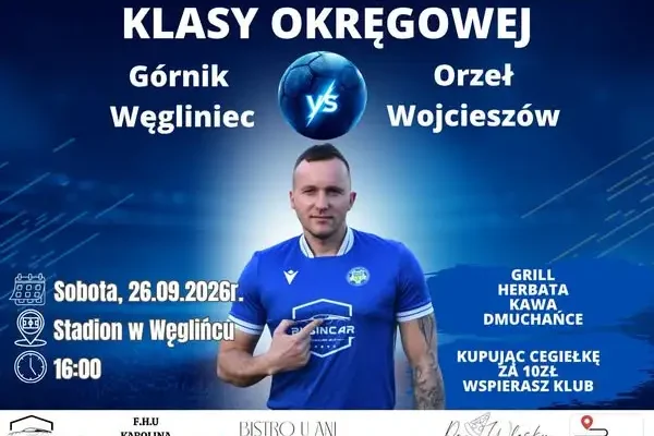 Górnik Węgliniec kontra Orzeł Wojcieszów – hit VIII kolejki klasy okręgowej