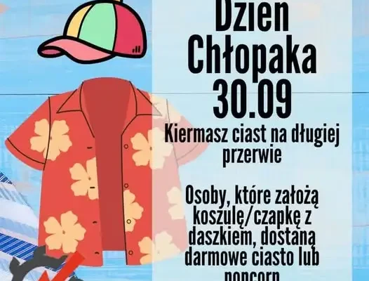 Dzień Chłopaka w ZSZiL: ciasto, popcorn i czapki z daszkiem