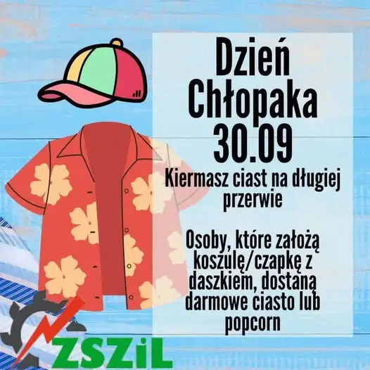 Dzień Chłopaka w ZSZiL: ciasto, popcorn i czapki z daszkiem