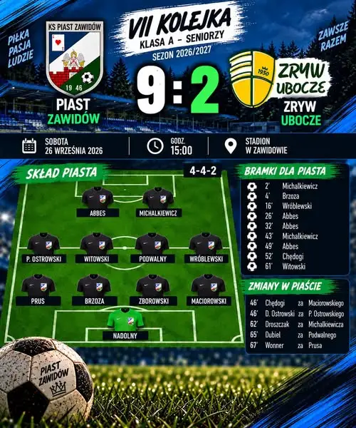 Zawidów: Wysoka wygrana seniorów w sobotnim meczu