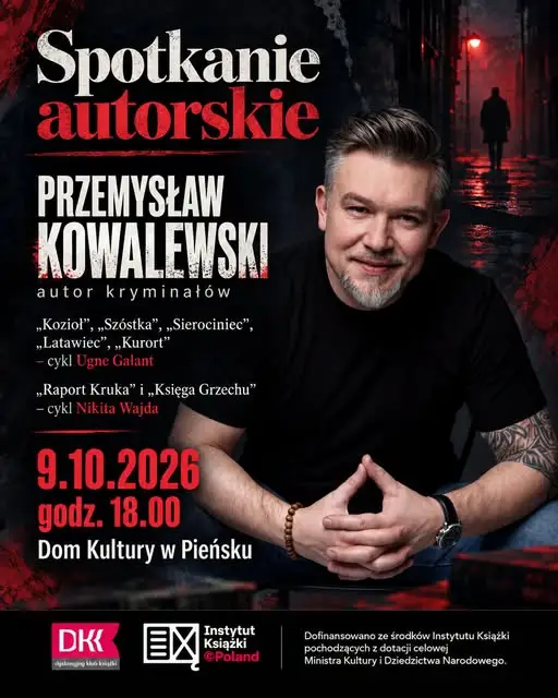 Spotkanie z Przemysławem Kowalewskim w Domu Kultury w Pieńsku