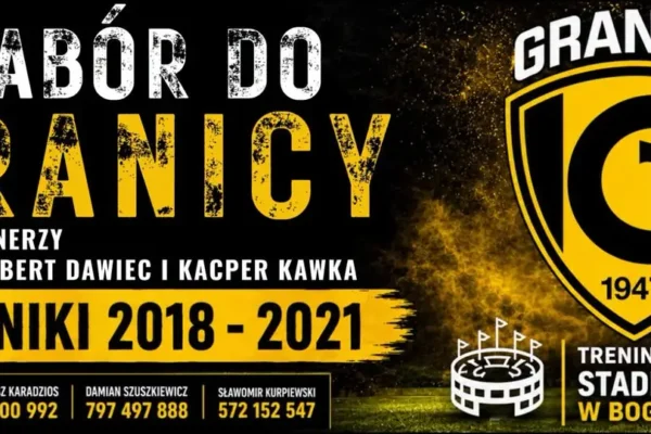 MKS Granica Bogatynia prowadzi stały nabór młodych piłkarzy