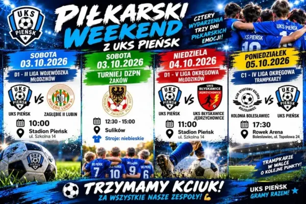 Piłkarski maraton UKS Pieńsk – cztery mecze w trzy dni