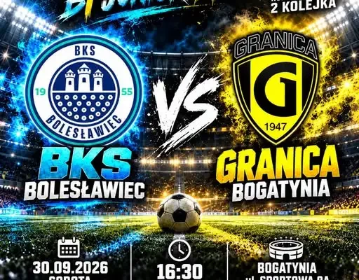 Meczowa środa: Junior Młodszy BKS Bolesławiec kontra MKS Granica Bogatynia