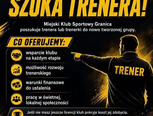 MKS Granica Bogatynia szuka trenera dla młodych zawodników