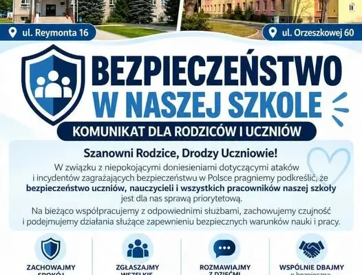 SP2 Zgorzelec: zakaz wchodzenia na teren szkoły i apel o czujność