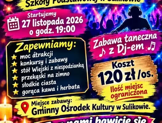 Zabawa andrzejkowa w Sulikowie – 27 listopada 2026. Zapisy trwają!