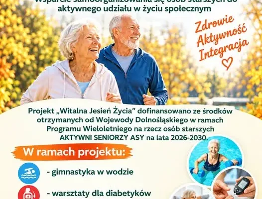 Witalna Jesień Życia – gmina Węgliniec stawia na aktywnych seniorów