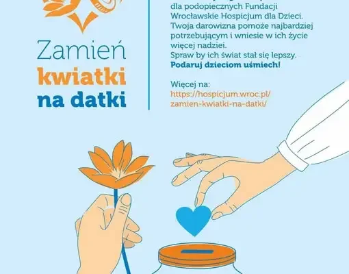 Szkoła w Zgorzelcu zamienia kwiaty na pomoc dla hospicjum