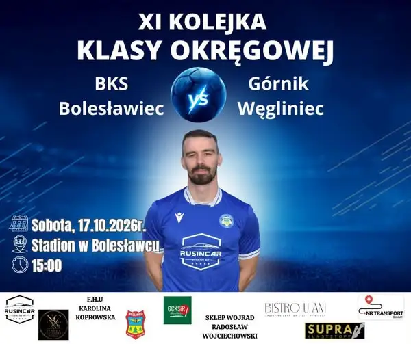 Górnik Węgliniec zagra w Bolesławcu. Kluczowy mecz o punkty