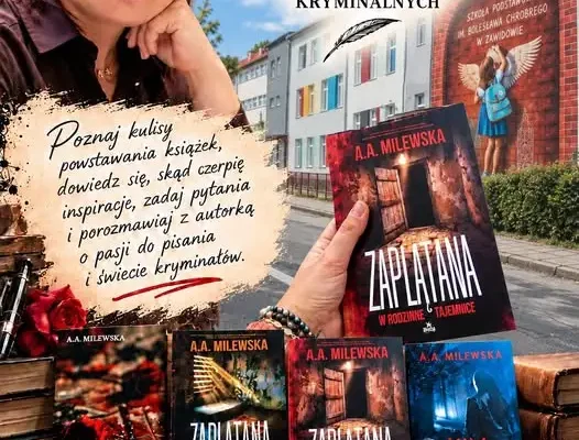 Agnieszka Milewska spotka się z czytelnikami w Zawidowie