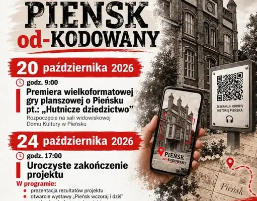 Pieńsk od-kodowany: podcasty, wystawa i gra planszowa o historii miasta