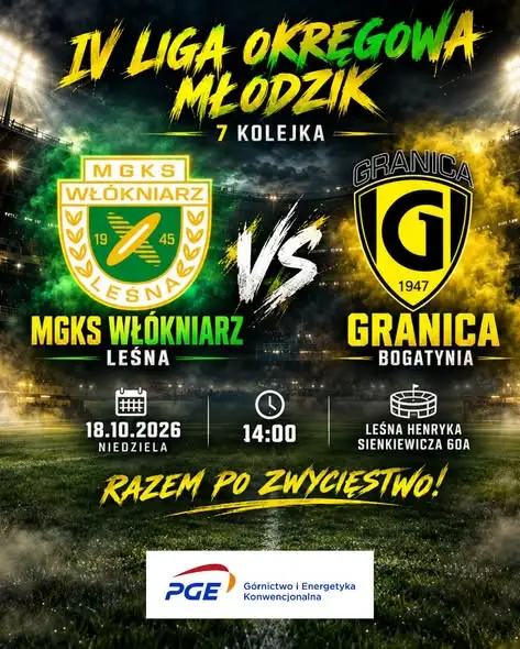 Młode drużyny Granicy Bogatynia zagrają cztery mecze w ten weekend