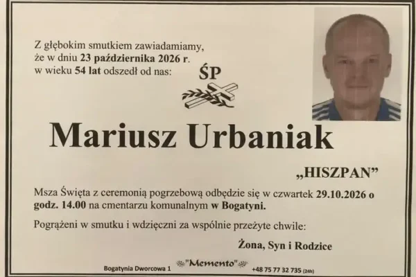 Pożegnanie Mariusza Urbaniaka – msza pogrzebowa w Bogatyni