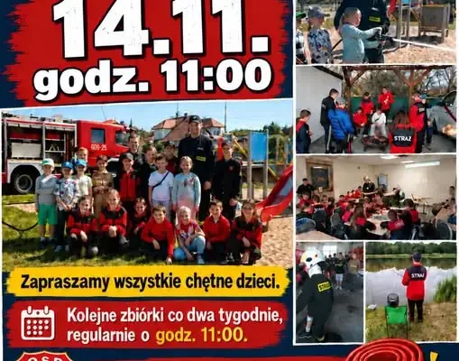 Akademia Małego Strażaka w Węglińcu – pierwsza zbiórka 14 listopada