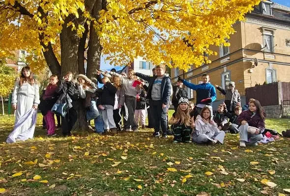 Uczniowie z Zawidowa uczyli się czytać mapę w terenie