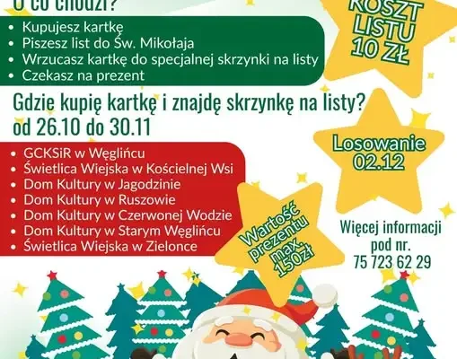 List do Świętego Mikołaja – startuje kolejna edycja akcji w gminie Węgliniec
