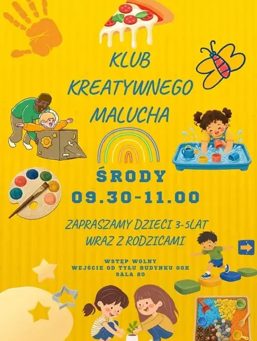 Klub Malucha w Sulikowie zaprasza dzieci 3–5 lat z rodzicami