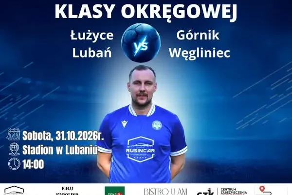 Górnik Węgliniec zagra na wyjeździe z Łużycami Lubań w XIII kolejce